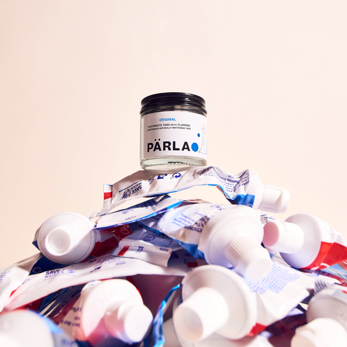 PÄRLA toothpaste jar